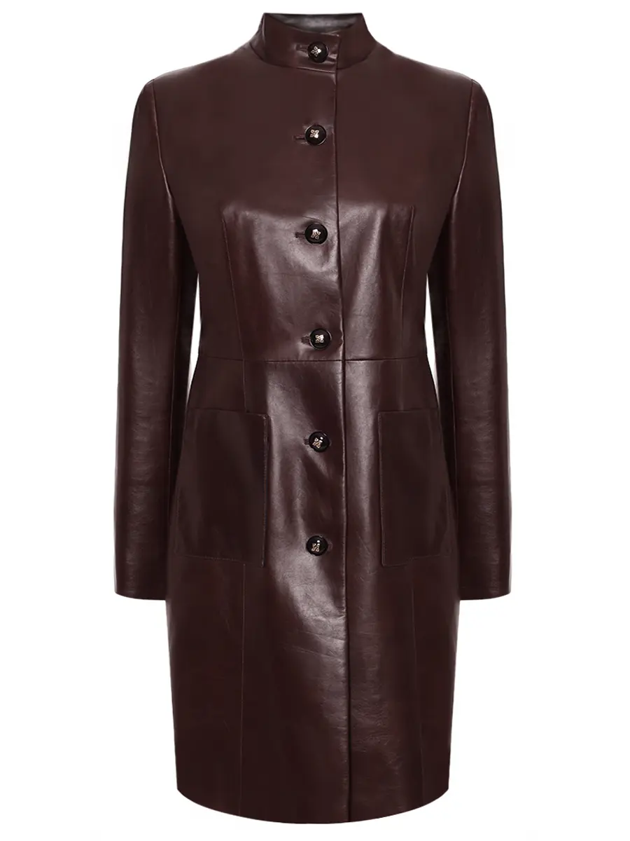 Плащ кожаный Henriette