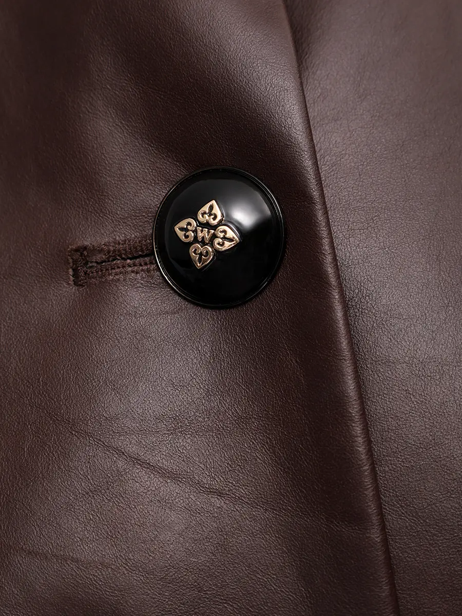 Плащ кожаный Henriette