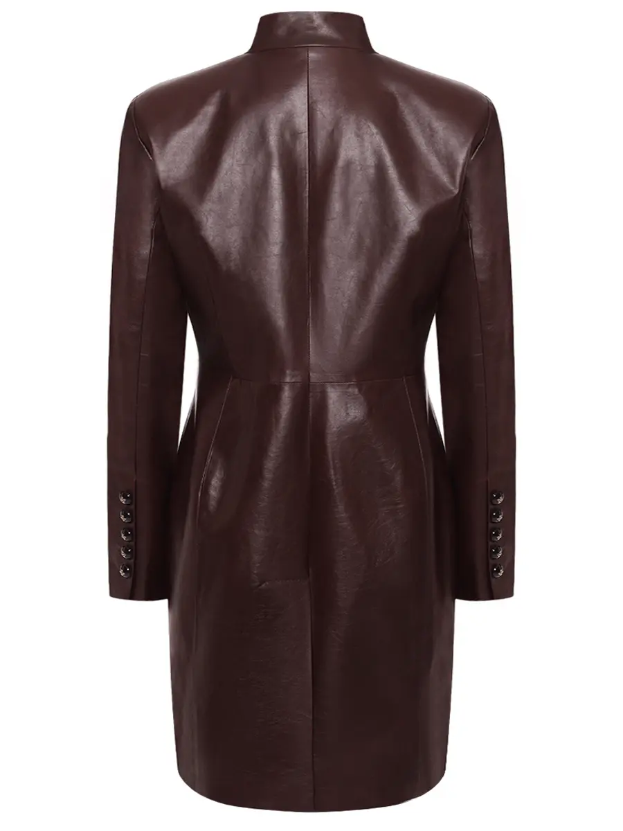 Плащ кожаный Henriette