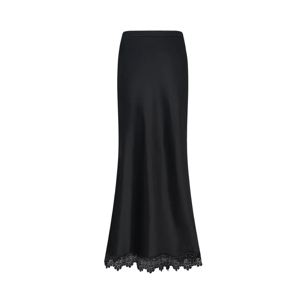 Юбка однотонная dentelle noir
