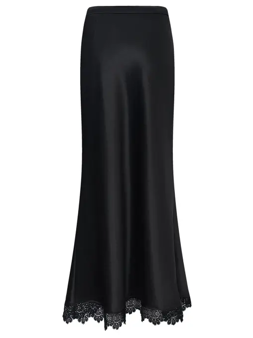 Юбка однотонная dentelle noir LORER