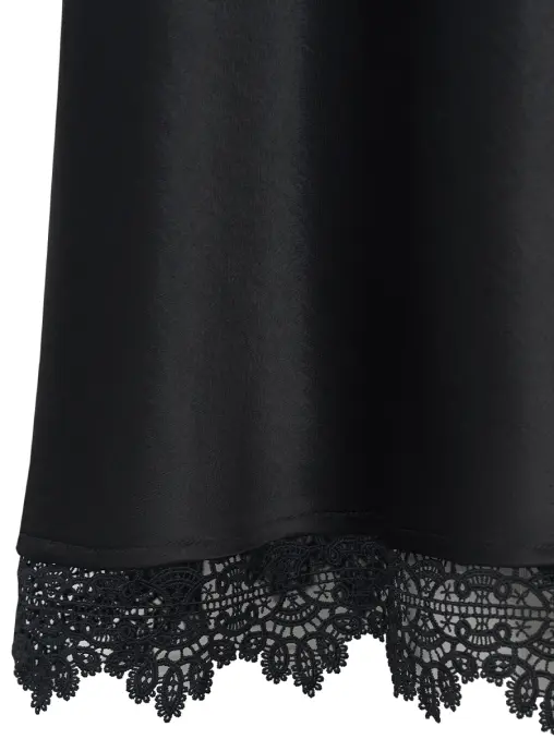 Юбка однотонная dentelle noir LORER