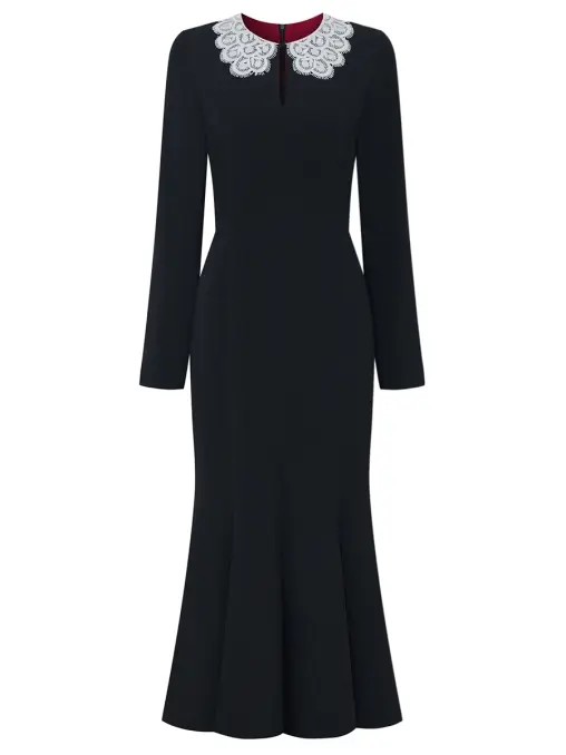 Платье однотонное nuit de dentelle LORER