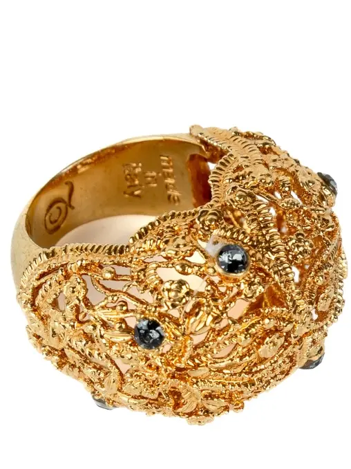 Кольцо ажурное ALEXANDER MCQUEEN