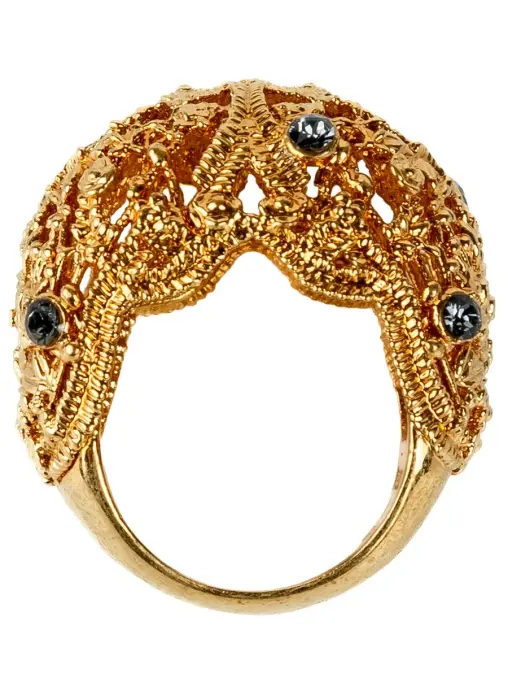 Кольцо ажурное ALEXANDER MCQUEEN