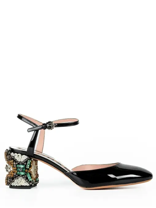 Босоножки кожаные ROCHAS