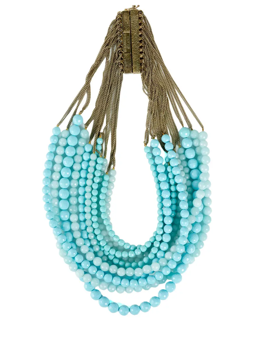 Колье из агата