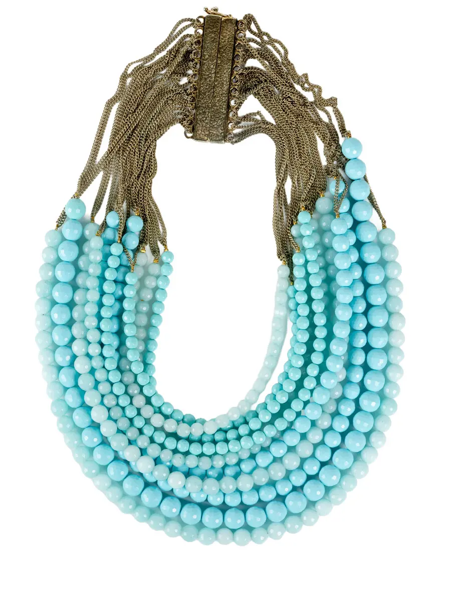 Колье из агата