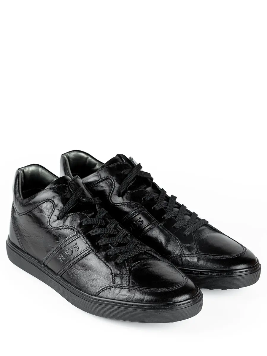 Кроссовки кожаные