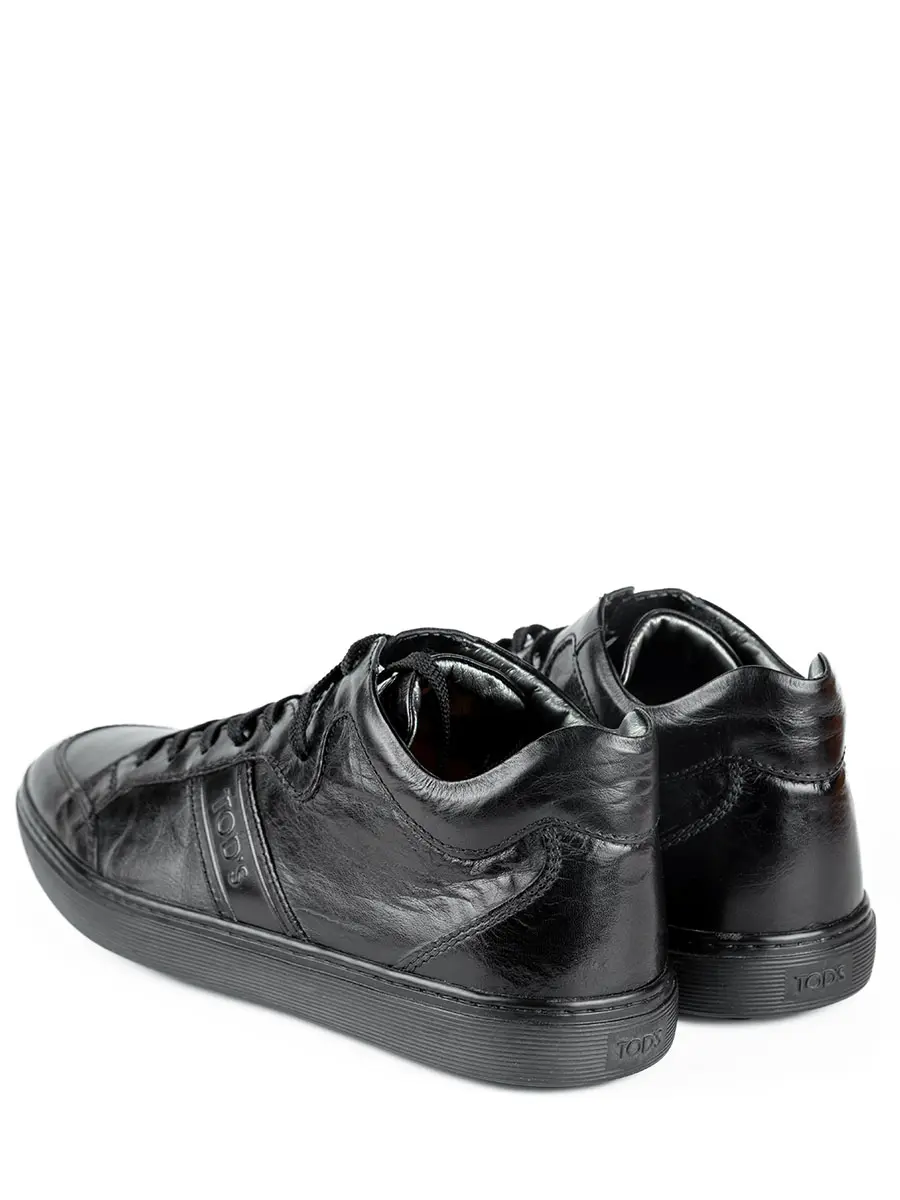 Кроссовки кожаные