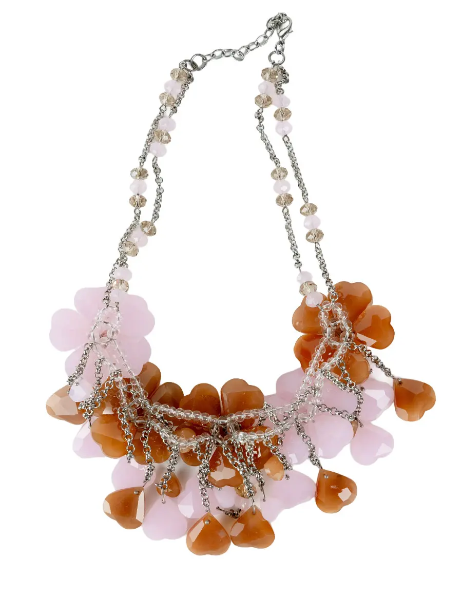 Колье из горного хрусталя