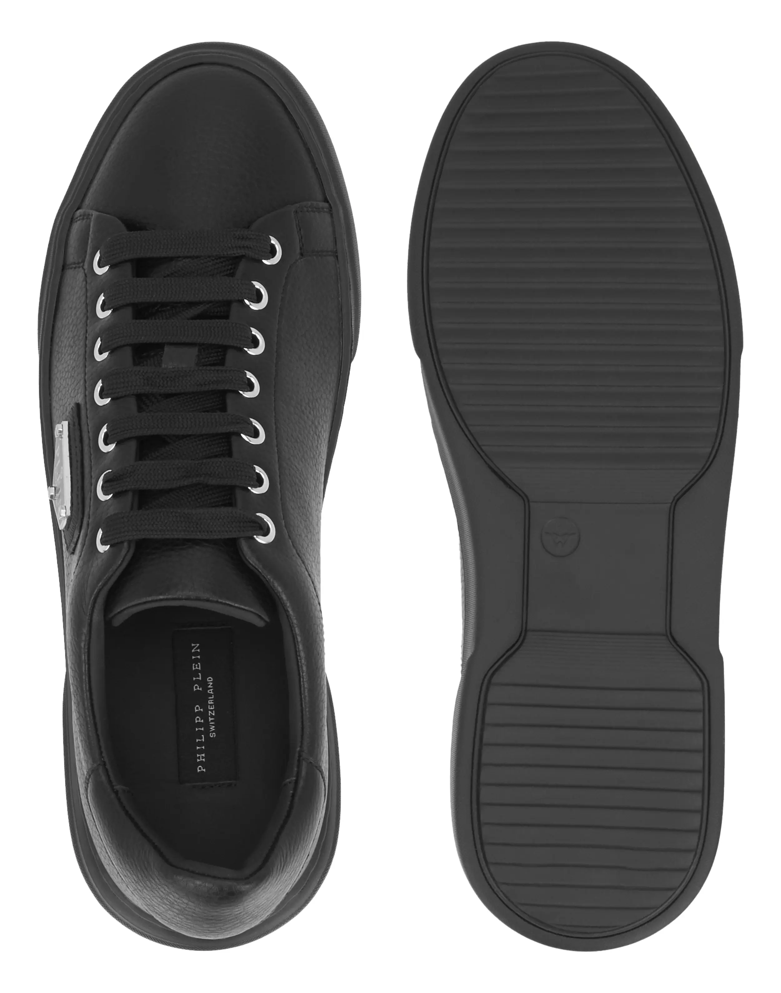 Кроссовки кожаные