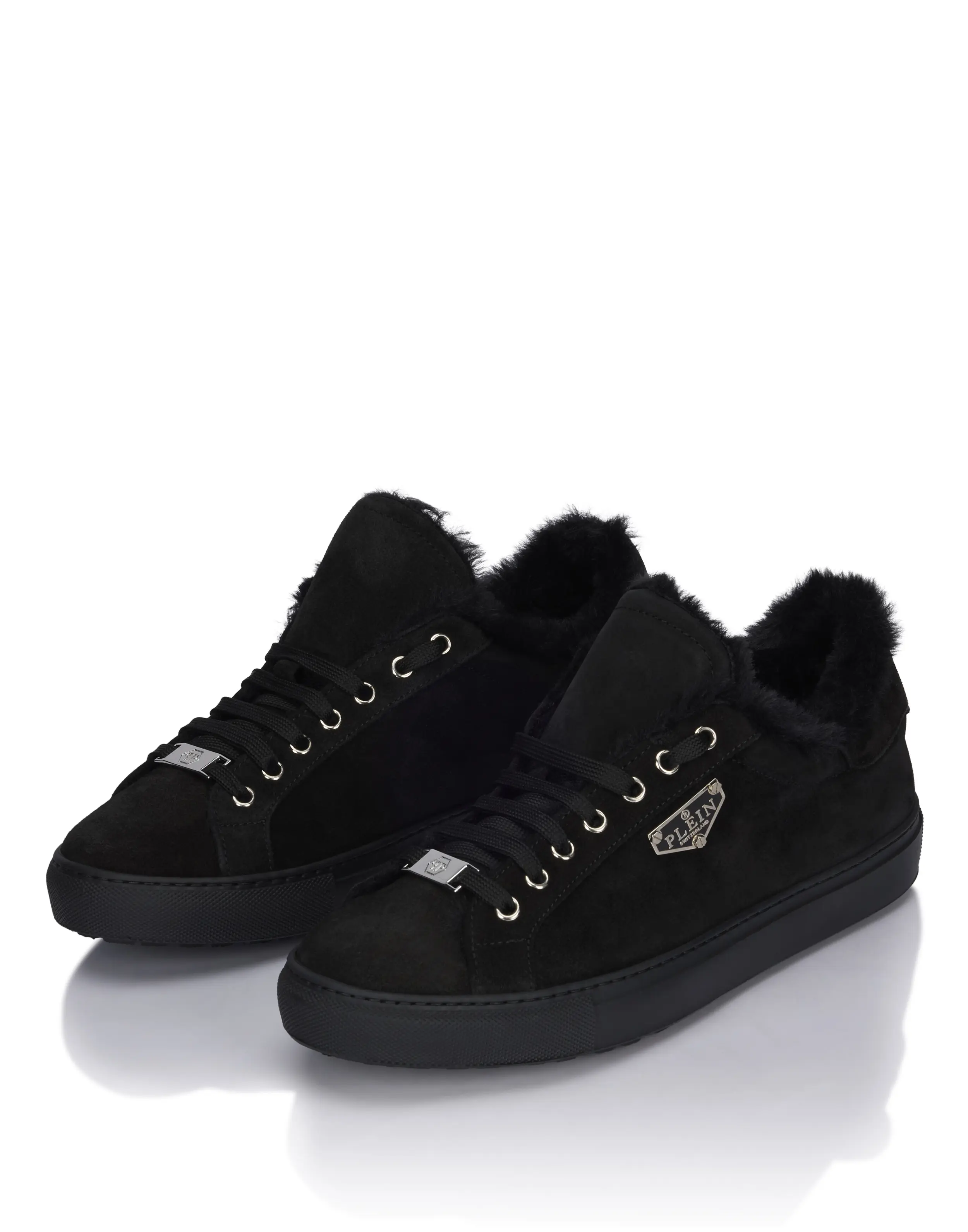 Кеды замшевые на меху