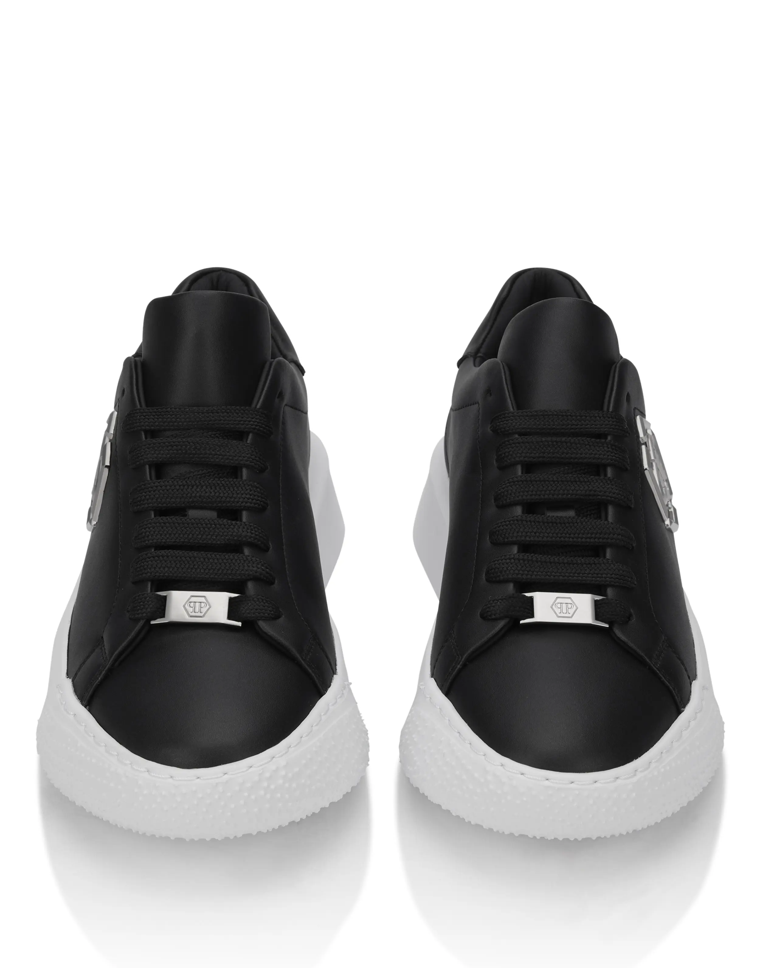 Кроссовки кожаные