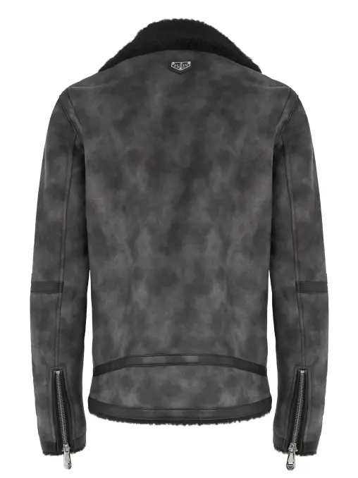 Дубленка из экомеха PHILIPP PLEIN