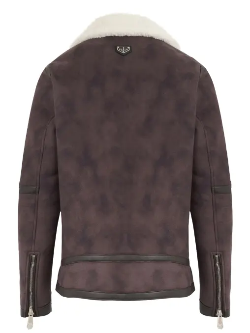 Дубленка из экомеха PHILIPP PLEIN