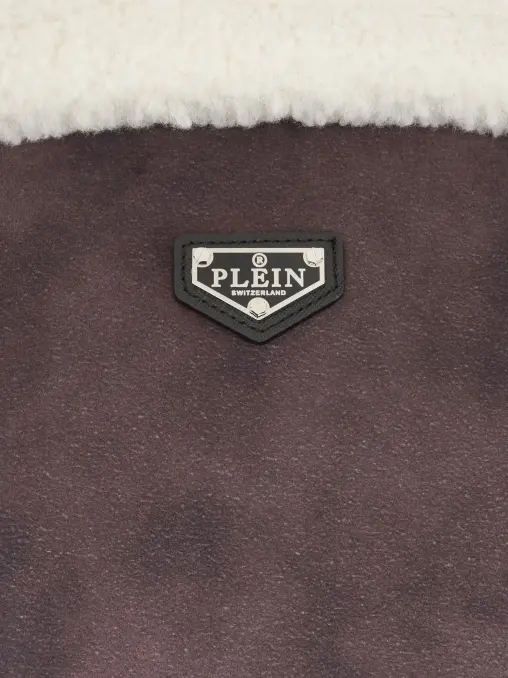 Дубленка из экомеха PHILIPP PLEIN