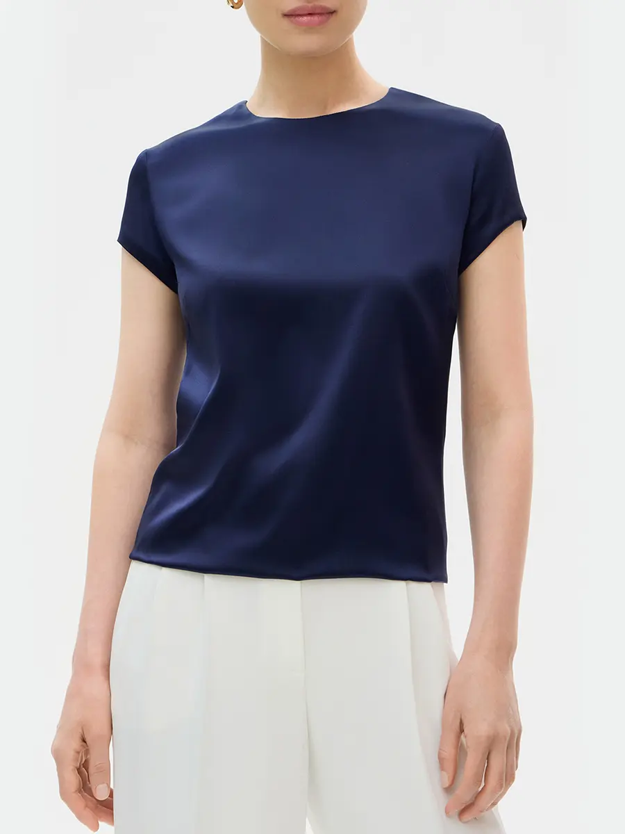 Блуза шелковая