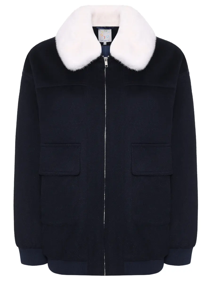 Бомбер с мехом норки