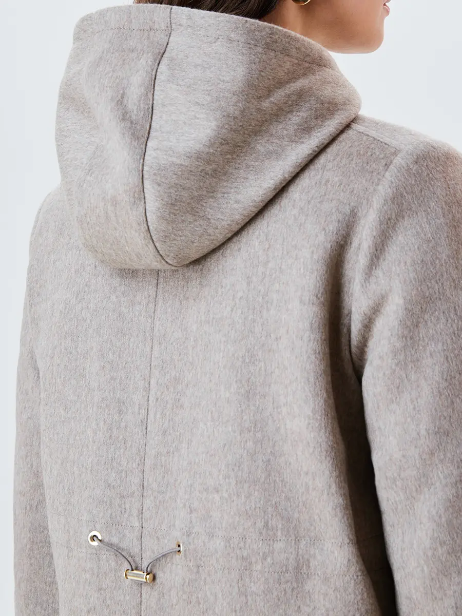 Полупальто из шерсти и кашемира