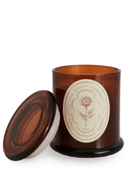 Свеча с ароматом розы OLOLOL