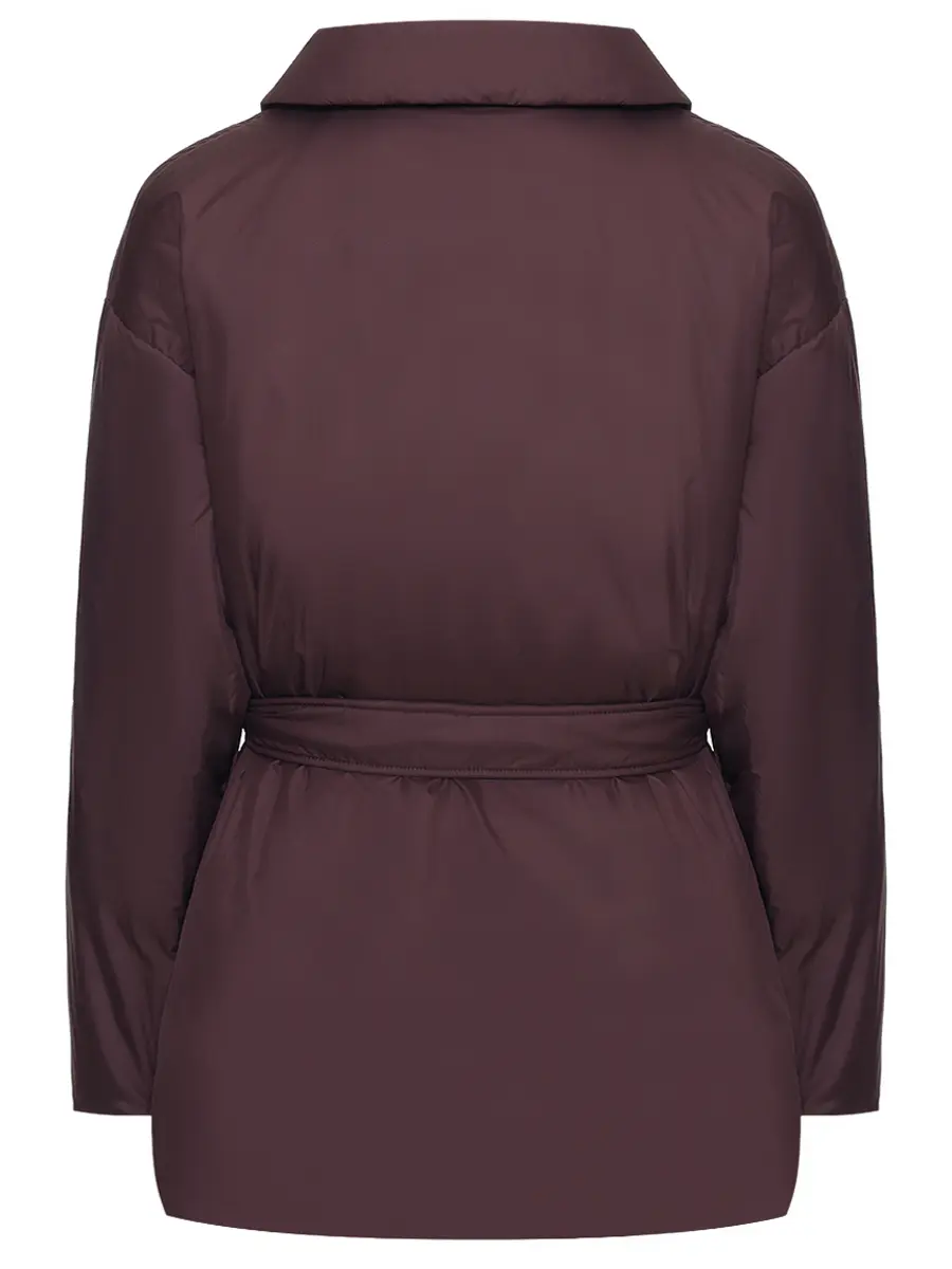 Пуховик однотонный