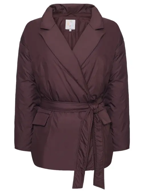 Пуховик однотонный OLOLOL