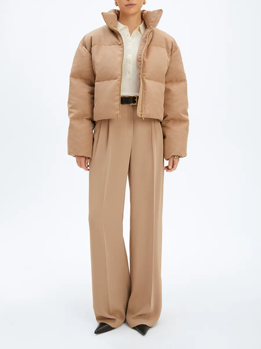 Пуховик стеганый