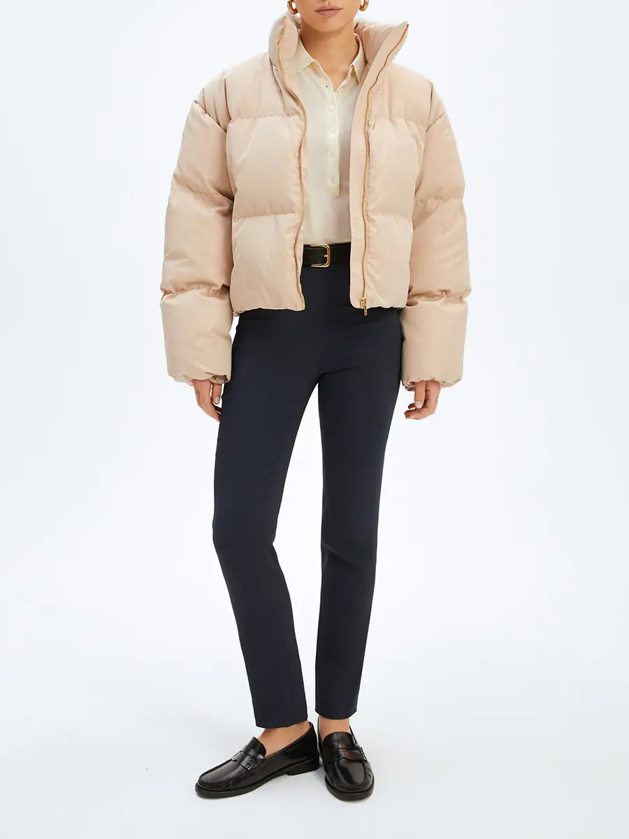 Пуховик стеганый