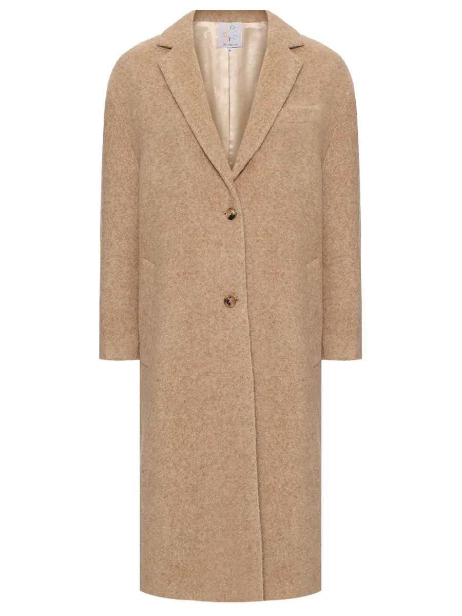 Пальто из шерсти альпака