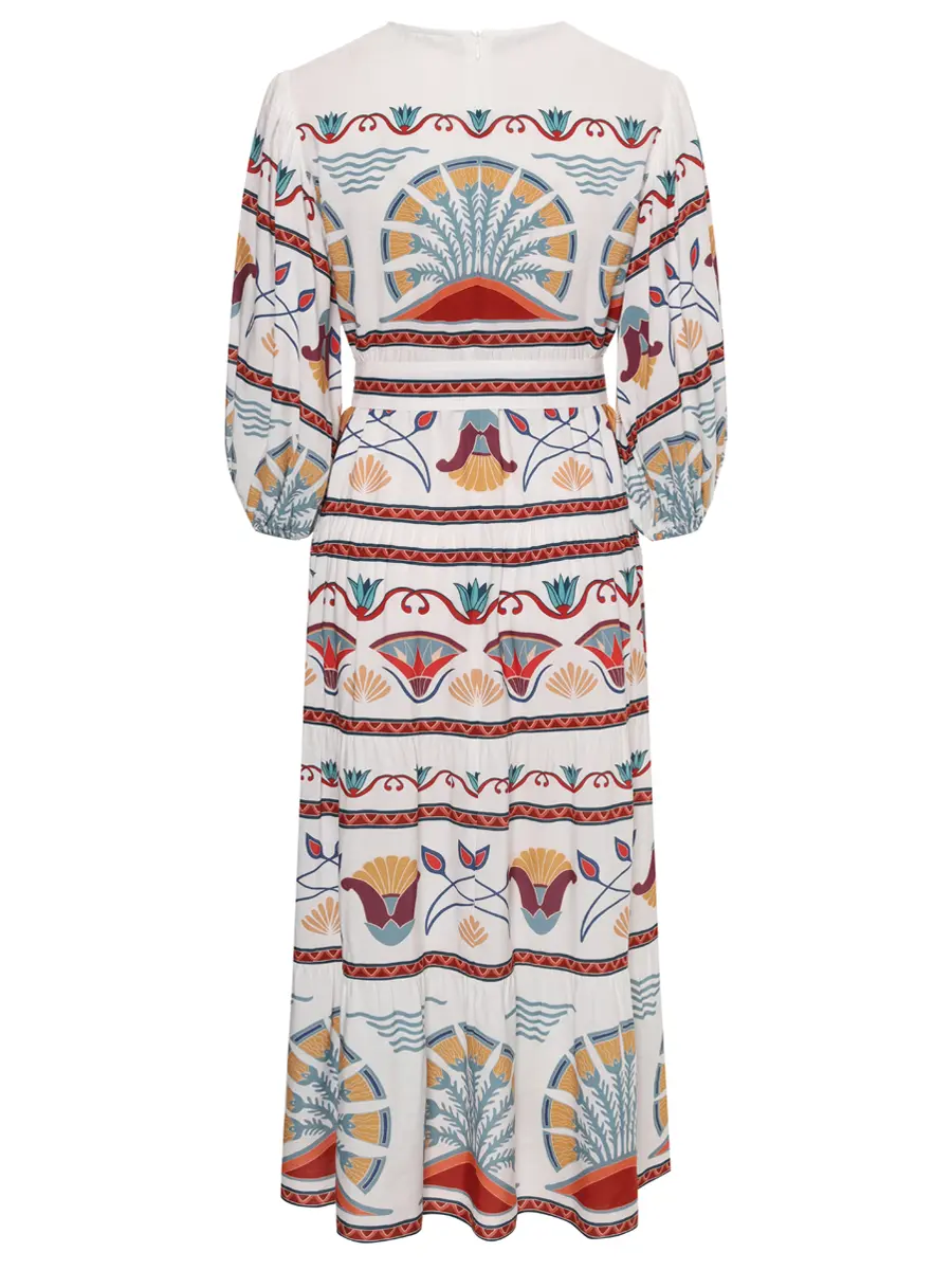 Платье изо льна и вискозы