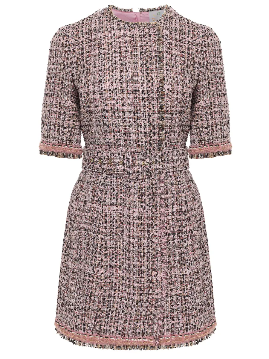 Платье твидовое