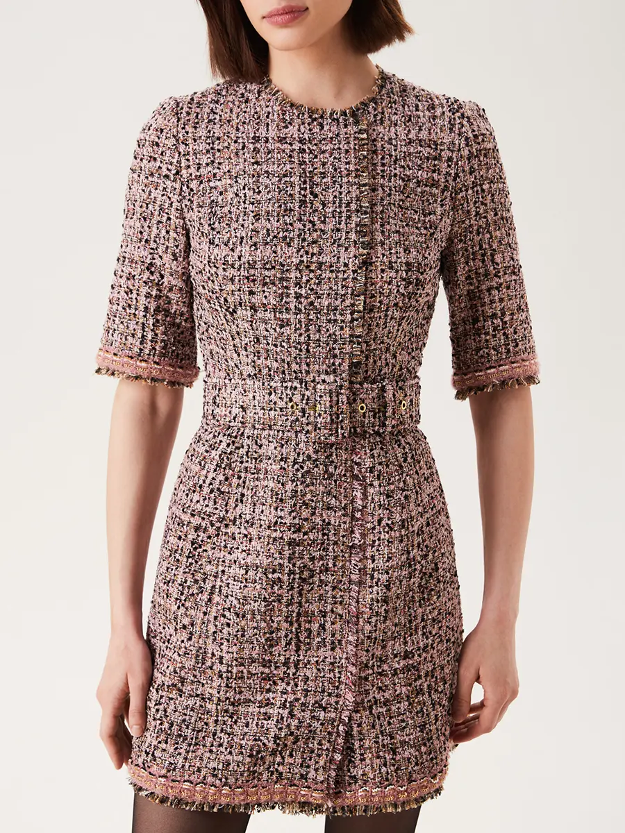 Платье твидовое