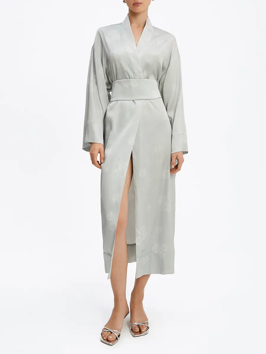 Платье-кимоно из вискозы