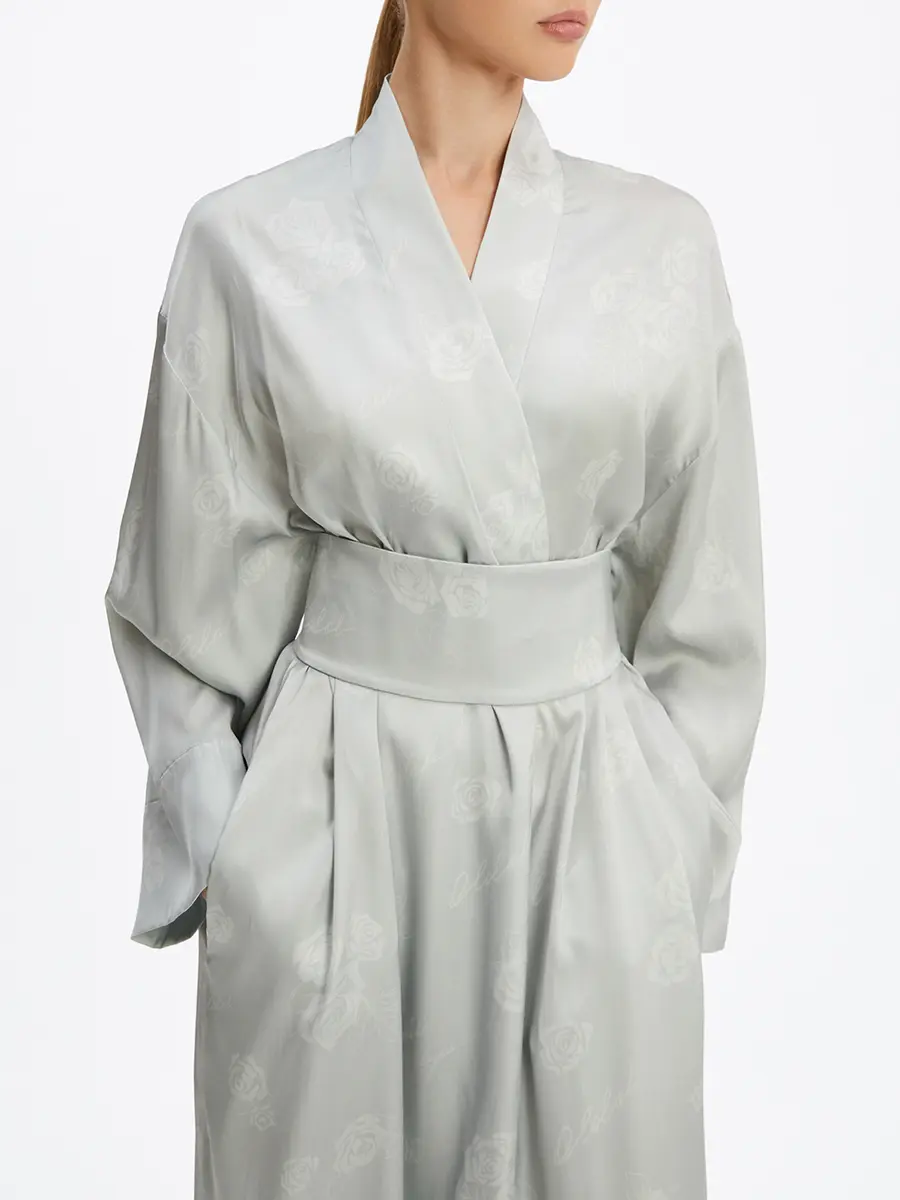 Платье-кимоно из вискозы