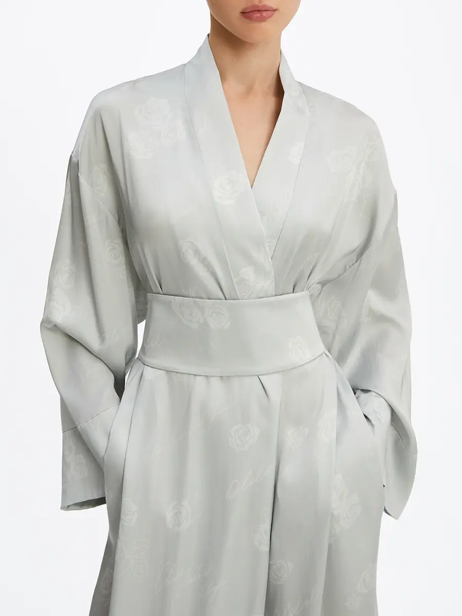 Платье-кимоно из вискозы