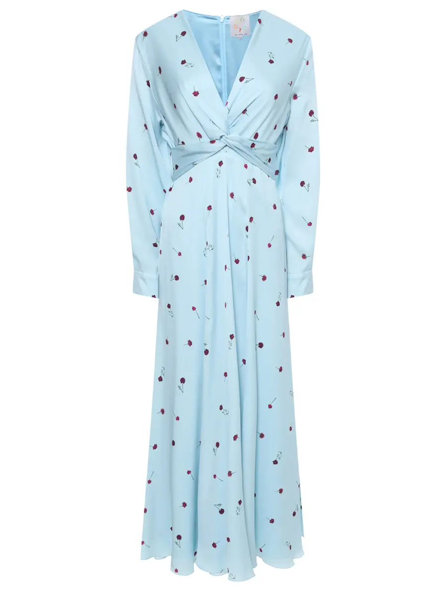 Платье шелковое