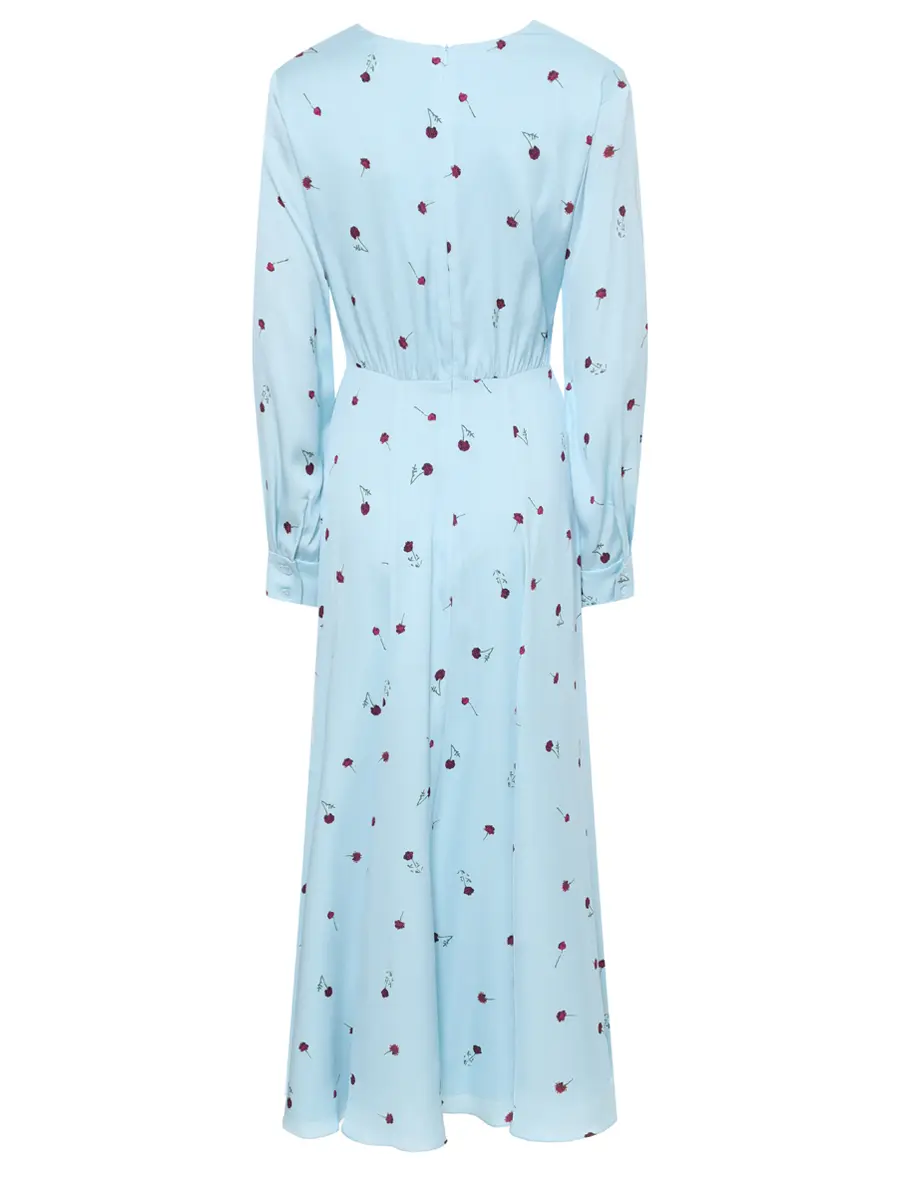 Платье шелковое