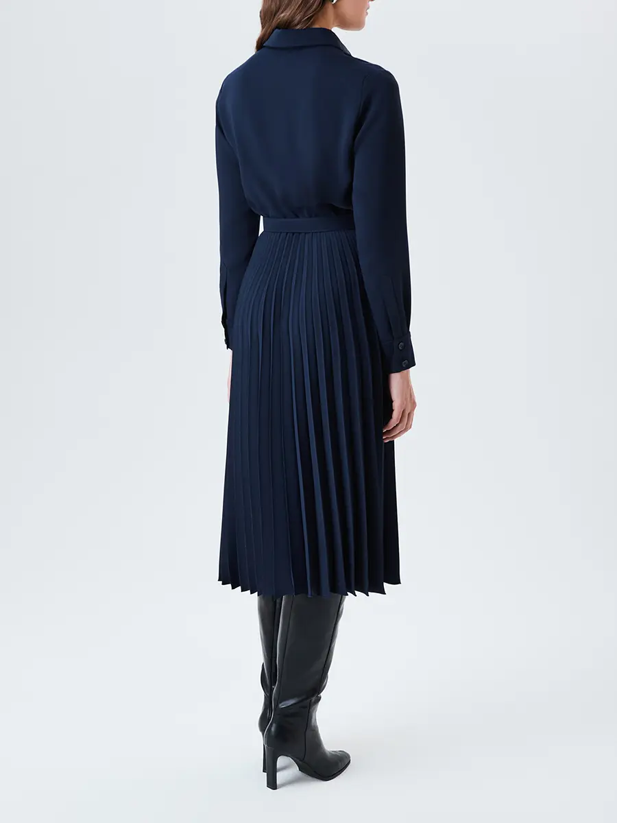 Платье плиссированное