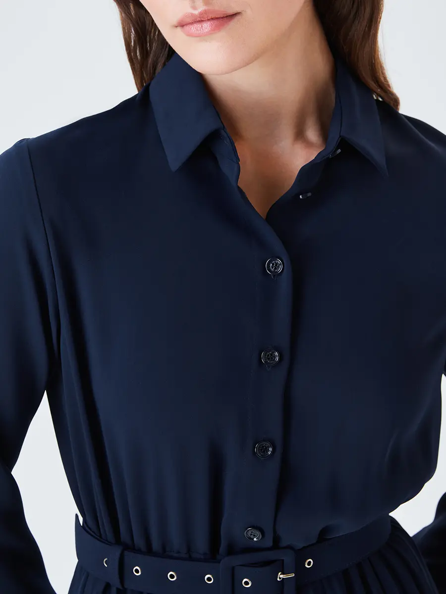 Платье плиссированное