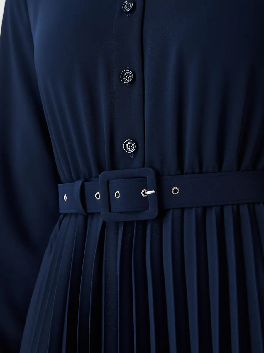 Платье плиссированное