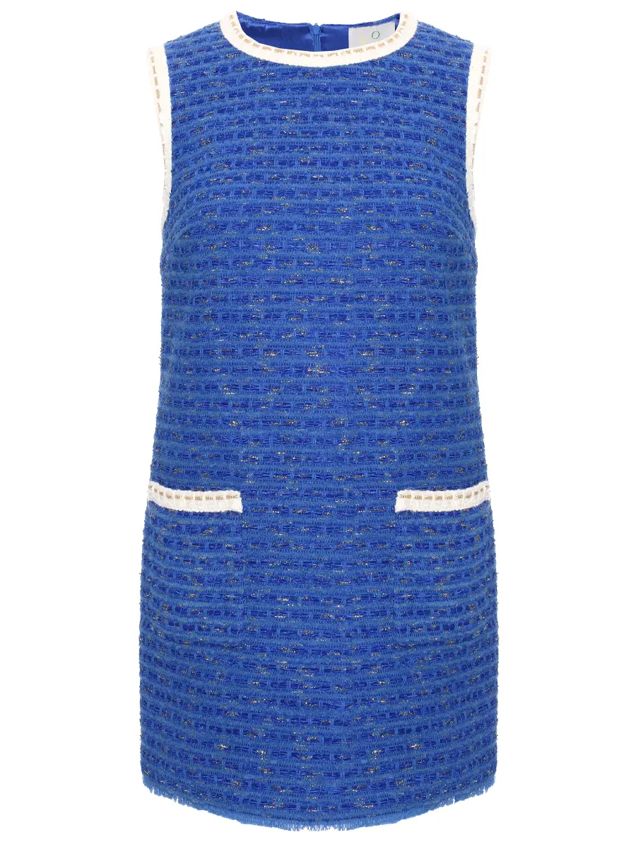 Платье твидовое