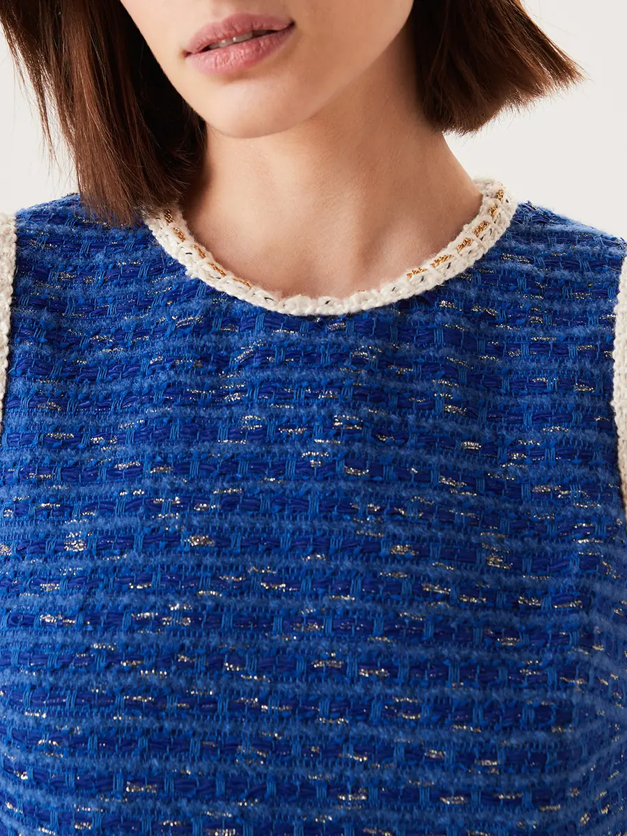 Платье твидовое