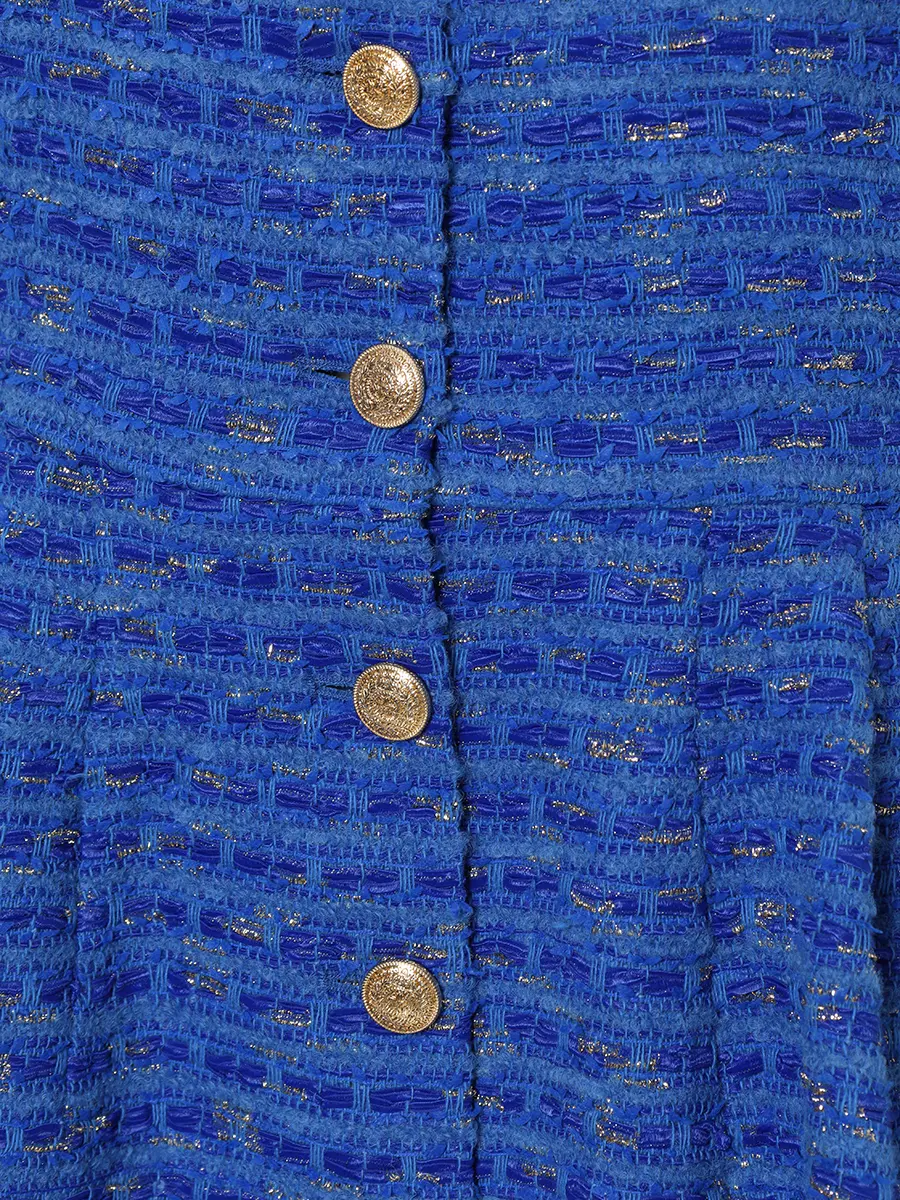 Платье твидовое