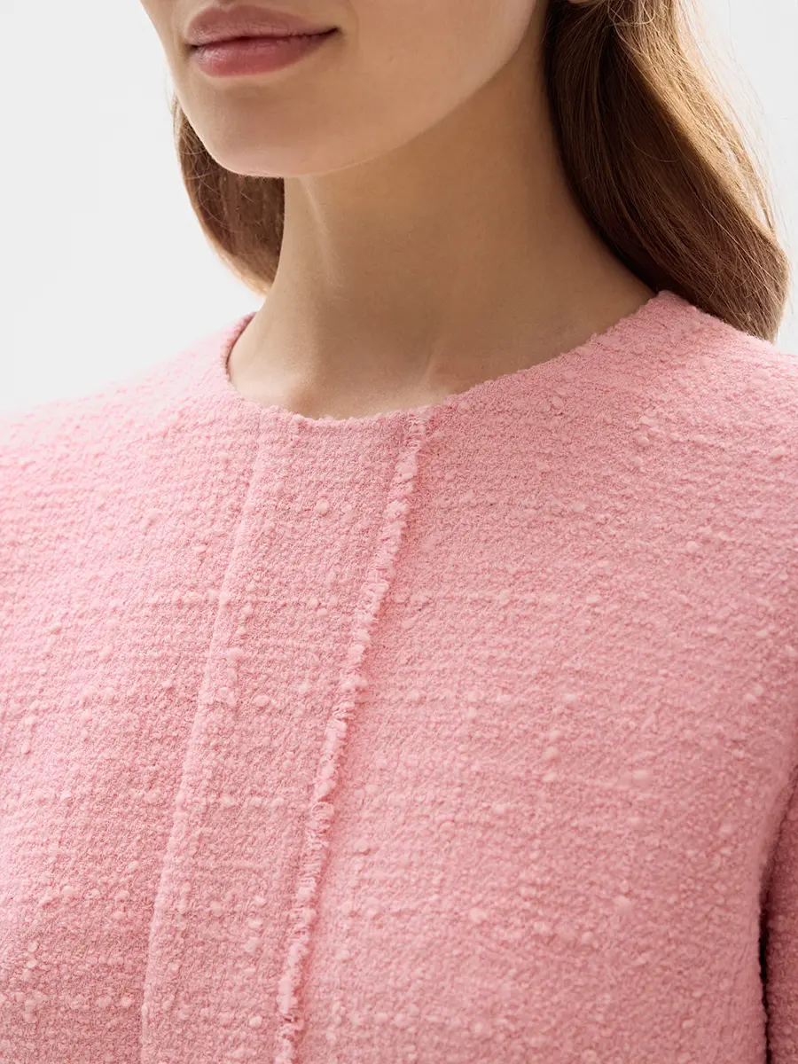 Платье твидовое