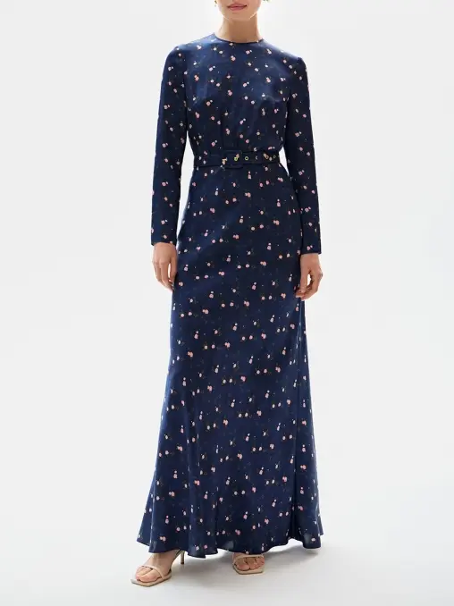 Платье шелковое OLOLOL