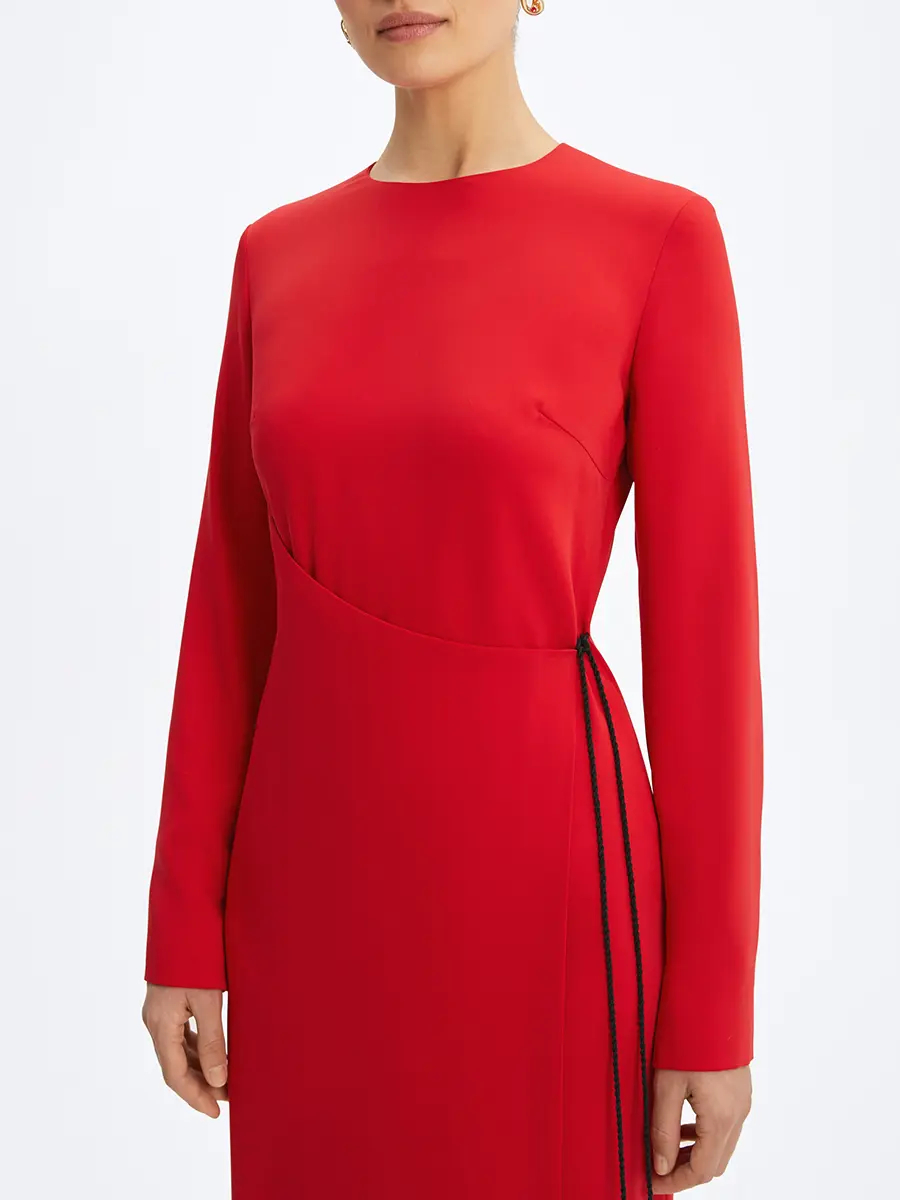 Платье однотонное