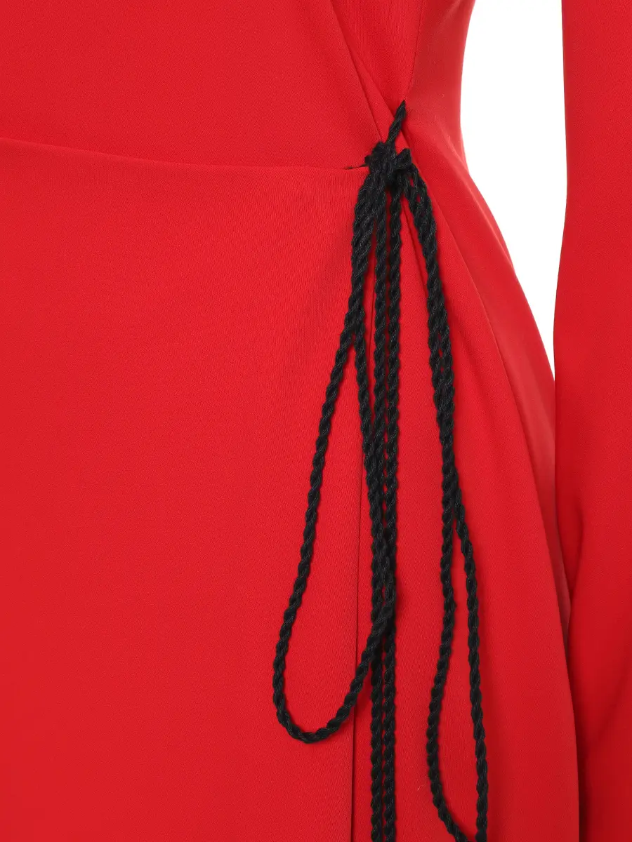 Платье однотонное