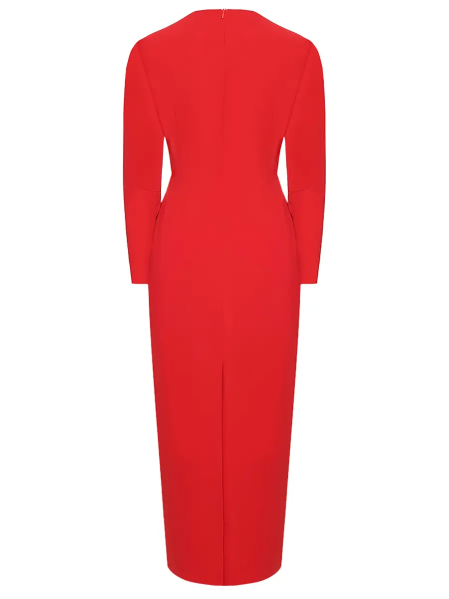 Платье однотонное