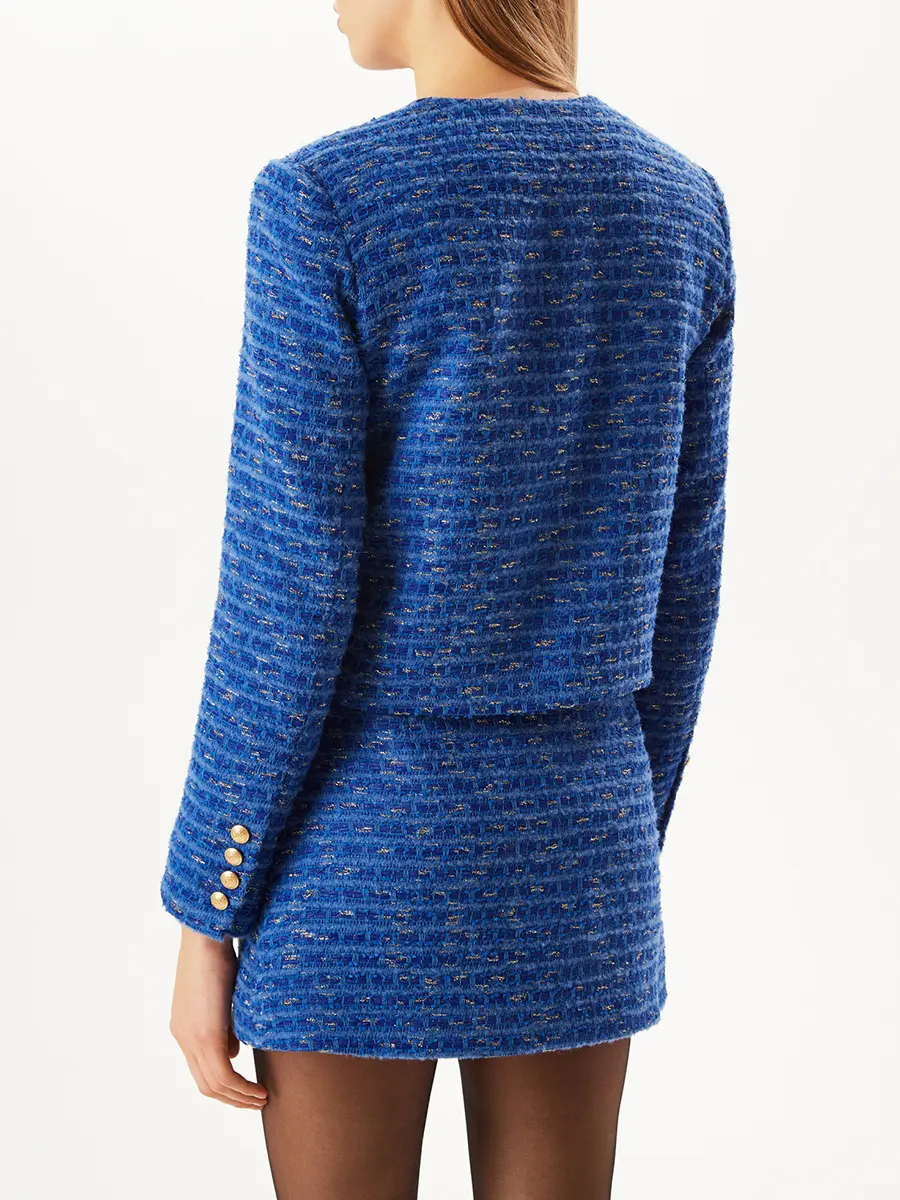 Жакет твидовый